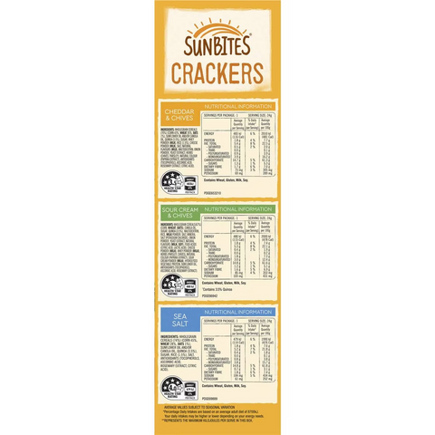 Sunbites Variety Box 12 Pack