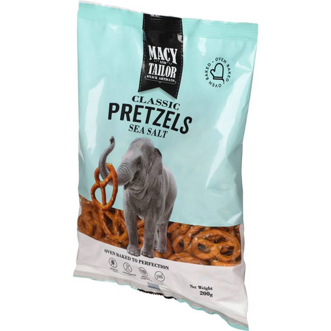 Macy And Tailor Classic Pretzels 200g