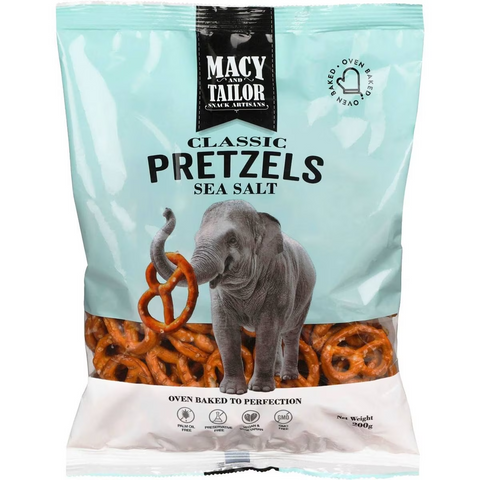 Macy And Tailor Classic Pretzels 200g