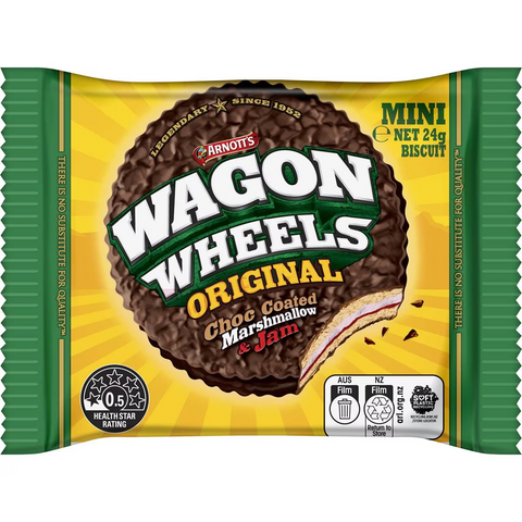 Arnott's Wagon Wheels Multipack Chocolate Biscuits 8 Pack