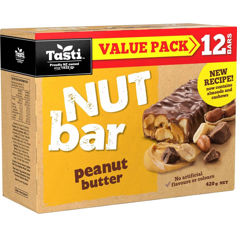 Tasti Nut Bar Peanut Butter 420g