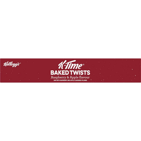 Kellogg's K-time Baked Twists Raspberry & Apple Flavour Snack Bars 5 Pack