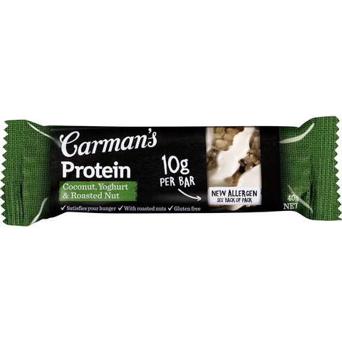 Carman's Protein Bars Coconut, Yoghurt & Roasted Nut 5 Pack