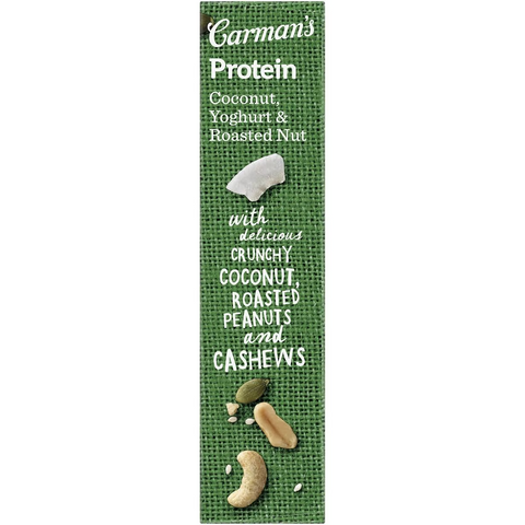 Carman's Protein Bars Coconut, Yoghurt & Roasted Nut 5 Pack