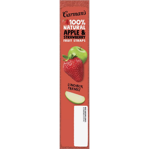 Carman's Fruit Straps Apple & Strawberry Twin Packs 5 Pack