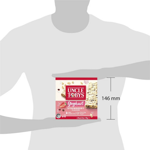 Uncle Tobys Muesli Bars Yoghurt & Strawberry 6 Pack