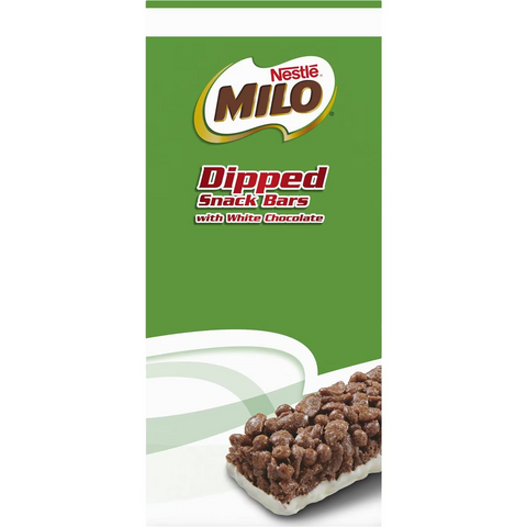 Nestle Milo Dipped Snack Bars With White Chocolate 10 Pack