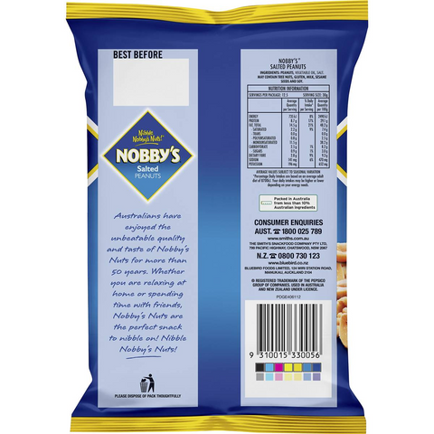 Nobby's Salted Peanuts 375g