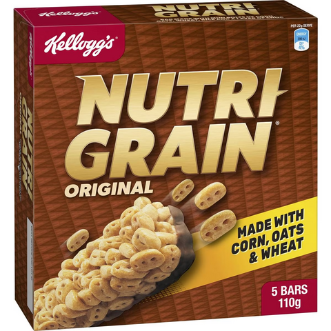 Kellogg's Nutri Grain Bars Original 5 Pack