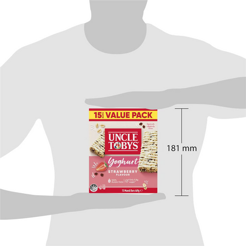 Uncle Tobys Yoghurt Muesli Bars Strawberry 469g