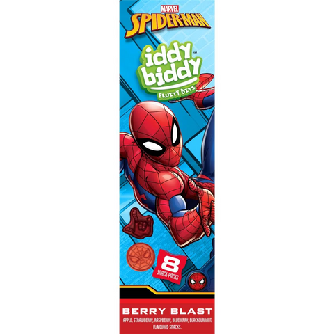 Iddy Biddy Fruit Snacks Berry 20g X8 Pack