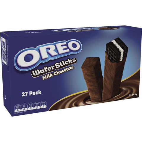 Oreo Milk Chocolate Wafer Sticks Biscuits Large Multipack 345g