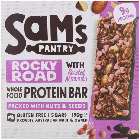 Sam's Pantry Rocky Road Protein Bar 5 Pack