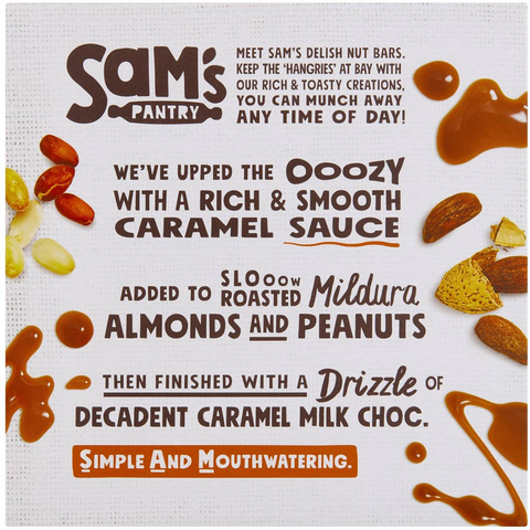 Sam's Pantry Salted Caramel Nut Bar 5 Pack