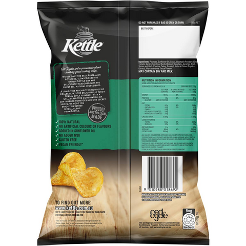 Kettle Classic Herb & Spice Chips 165g