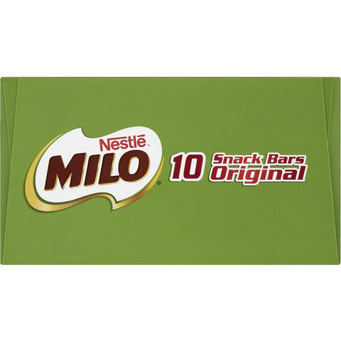 Nestle Milo Snack Bars Original 10 Pack