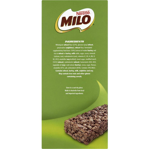 Nestle Milo Snack Bars Original 10 Pack