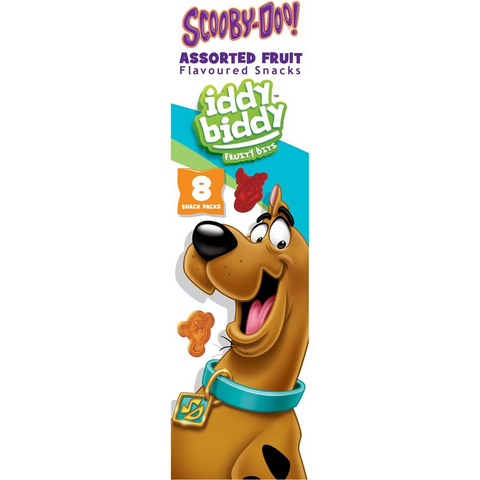 Iddy Biddy Fruit Snacks Assorted Flavours 160g 8 Pack