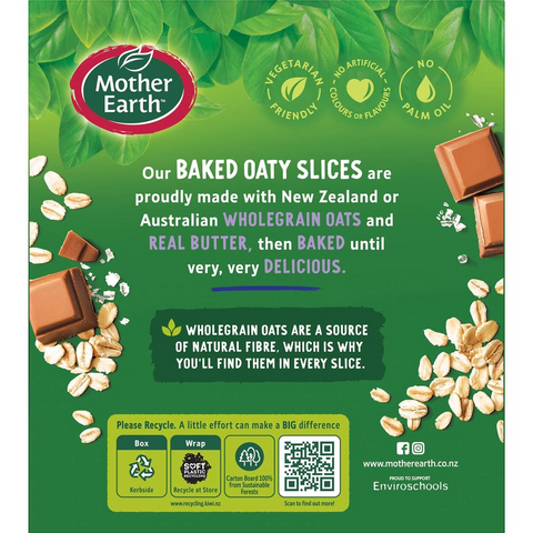 Mother Earth Oaty Slice Salted Caramel 240g