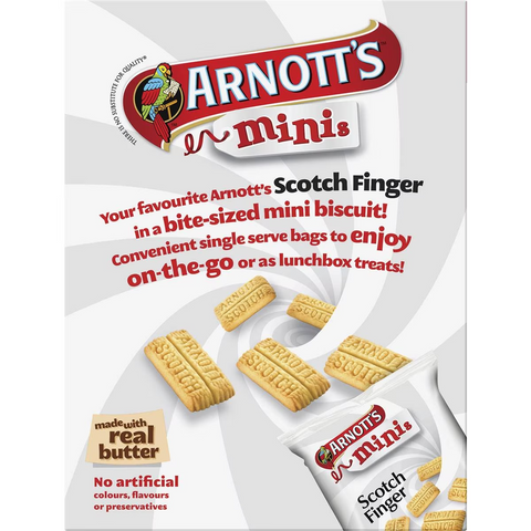 Arnott's Mini Scotch Finger Multipack Biscuits 8 Pack