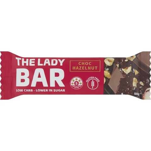 The Lady Bar Choc Hazelnut 50g