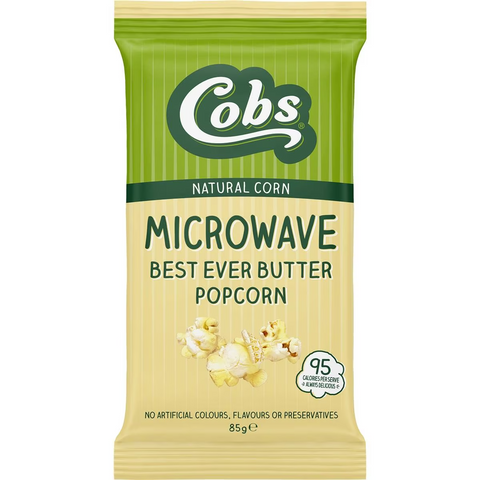 Cobs Microwave Pop Corn Best Ever Butter 85g