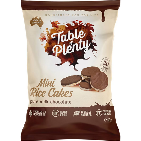 Table Of Plenty Mini Rice Snacks Chocolate Cakes 60g