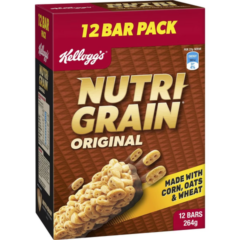 Kellogg's Nutri Grain Bars Original 12 Pack