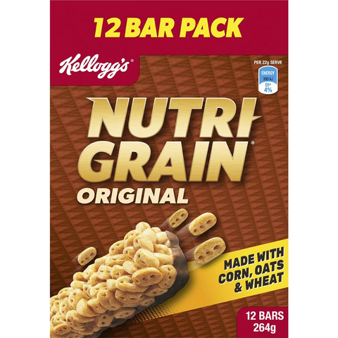 Kellogg's Nutri Grain Bars Original 12 Pack