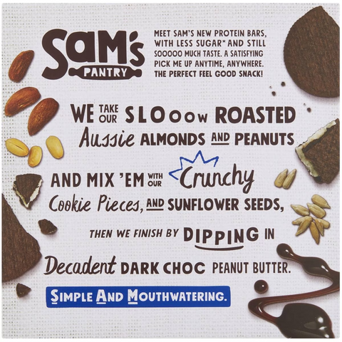 Sam's Pantry Cookie Dough Low Sugar Protein Bars 5 Pack