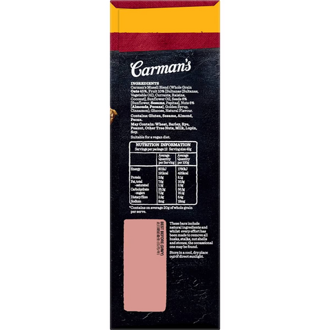 Carman's Muesli Bars Classic Fruit & Nut Value 12 Pack