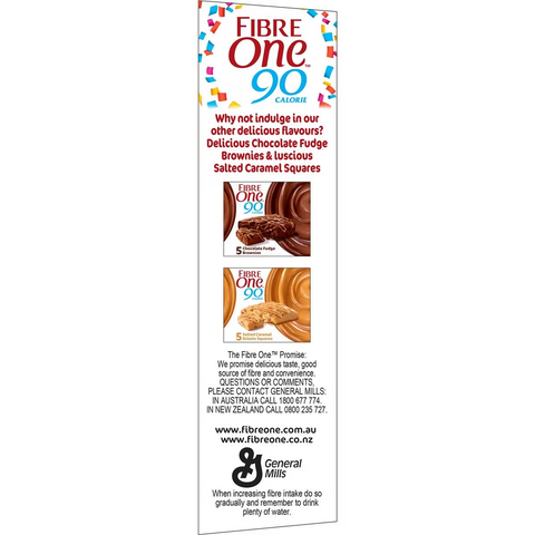 Fibre One 90 Calorie Birthday Cake Bars 5 Pack