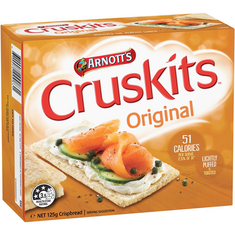 Arnott's Cruskits Original Crispbreads 125g