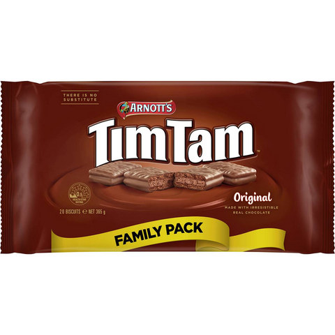 Arnott's Tim Tam Original Family Pack Chocolate Biscuits 365g