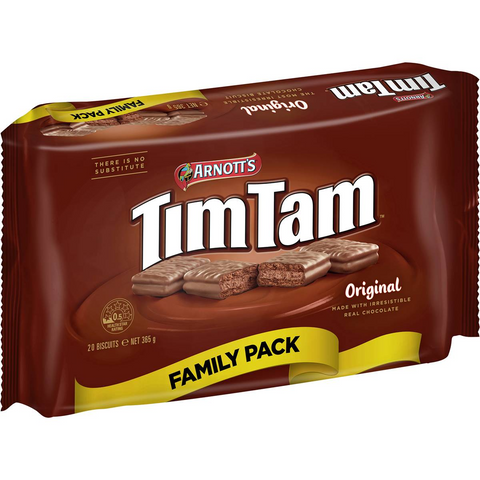 Arnott's Tim Tam Original Family Pack Chocolate Biscuits 365g