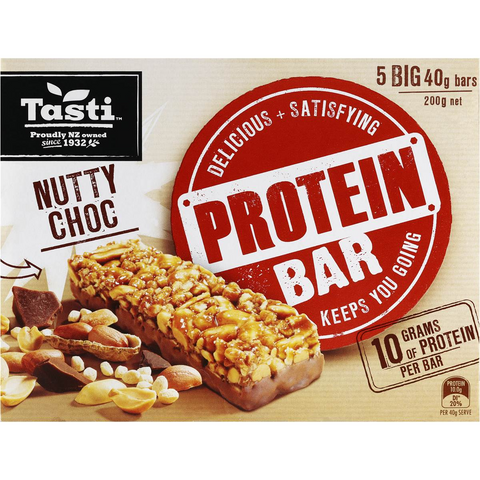 Tasti Protein Bar Nutty Choc 200g