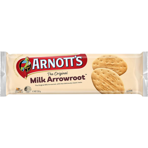 Arnott's Milk Arrowroot Plain Biscuits Biscuits 250g