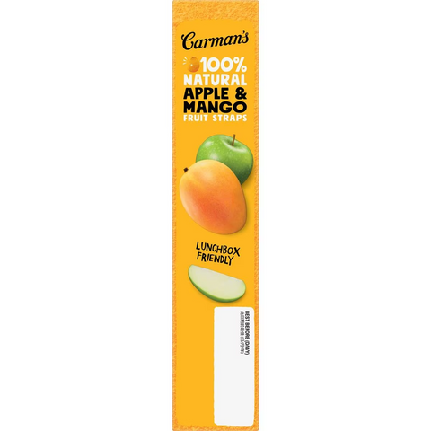 Carman's Fruit Straps Apple & Mango Twin Packs 5 Pack