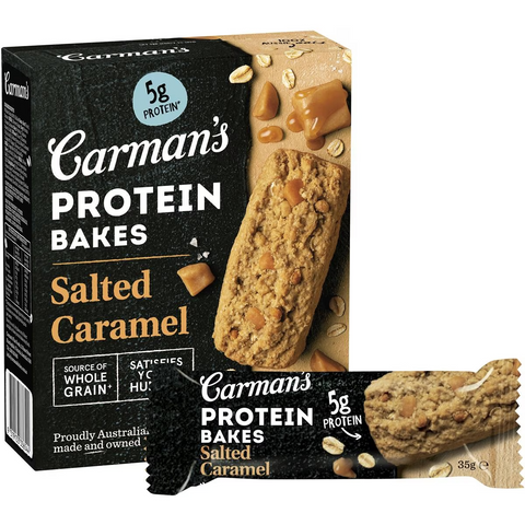 Carman's Protein Bake Salted Caramel 5 Pack