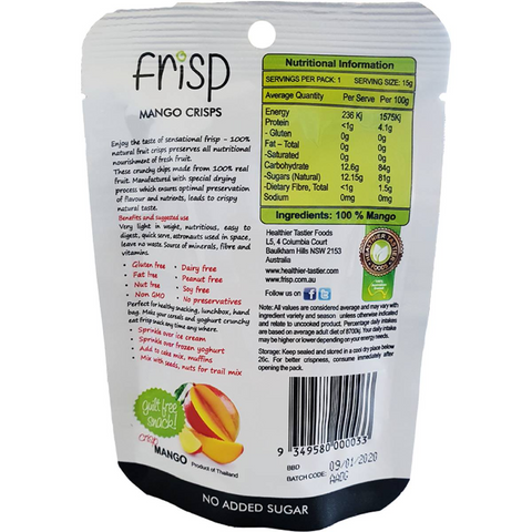 Frisp Mango Crisps 15g