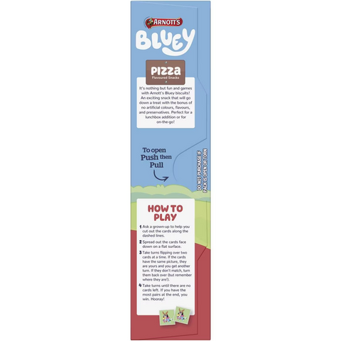 Arnott's Bluey Multipack Cracker Biscuits Pizza 8 Pack