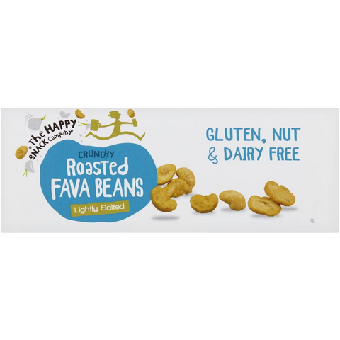 The Happy Snack Company Roasted Fava Beans Lightly Salted 6 Pack