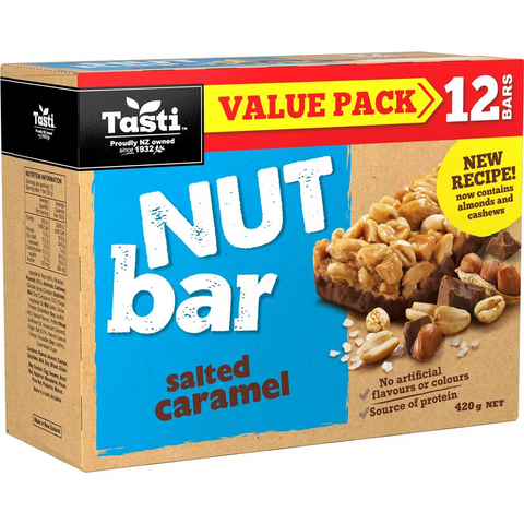 Tasti Nut Bar Salted Caramel 420g