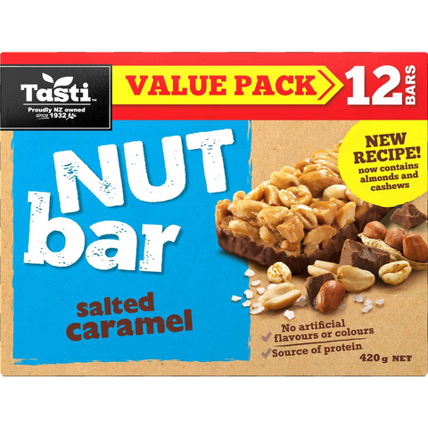 Tasti Nut Bar Salted Caramel 420g