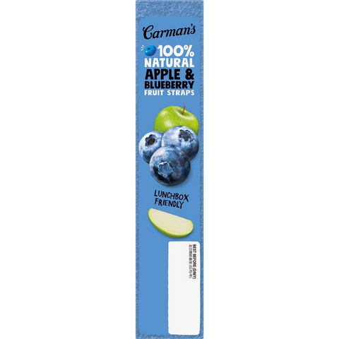 Carman's Apple & Blueberry Fruit Straps 5 Pack