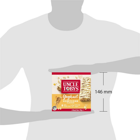 Uncle Tobys Muesli Bars Yoghurt & Honeycomb 185g