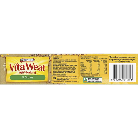 Arnott's Vita Weat 9 Grain Crispbreads 250g