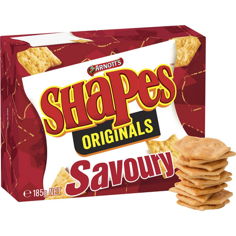 Arnott's Shapes Savoury Cracker Biscuits 185g