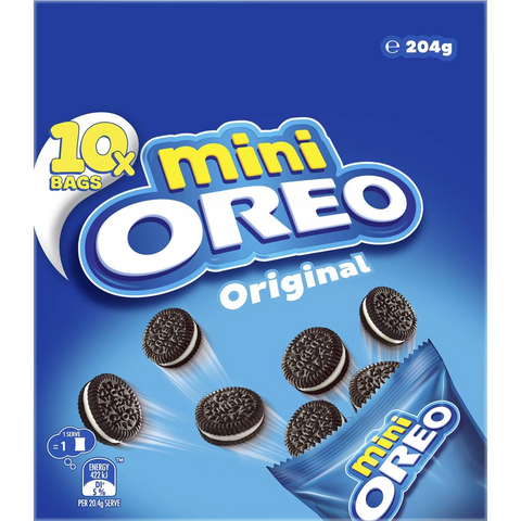 Oreo Original Mini Cookies Multipack 204g