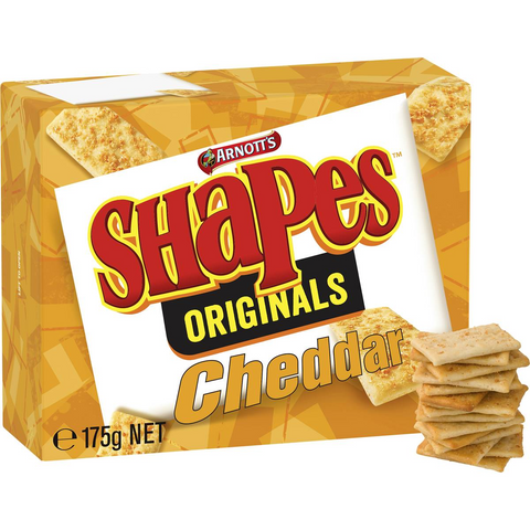 Arnott's Shapes Cheddar Cracker Biscuits 175g